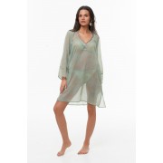 'WILD CAT' PRINTED MINI DRESS/KAFTAN