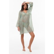 'WILD CAT' PRINTED MINI DRESS/KAFTAN