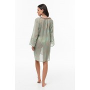 'WILD CAT' PRINTED MINI DRESS/KAFTAN