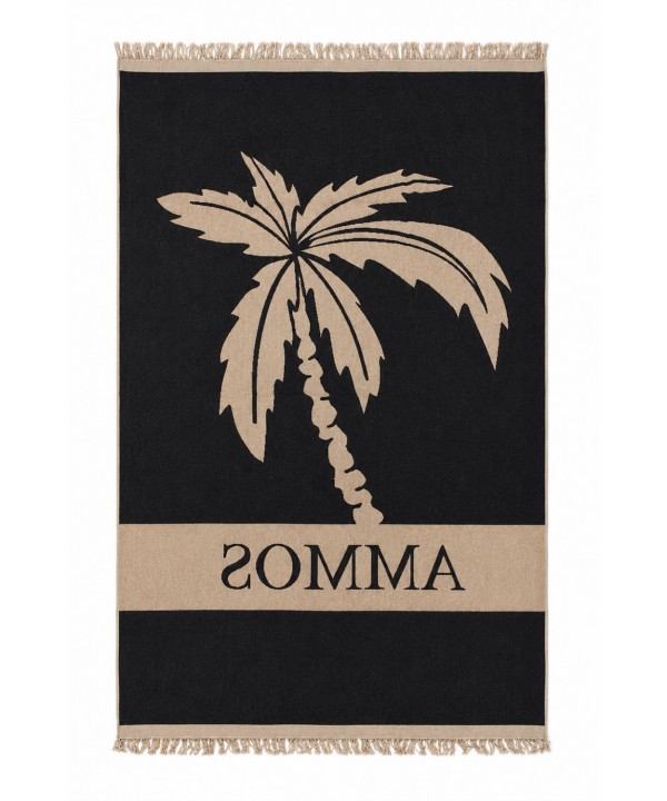 'PASSPARTOUT' PRINTED BEACH TOWEL