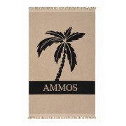 'PASSPARTOUT' PRINTED BEACH TOWEL