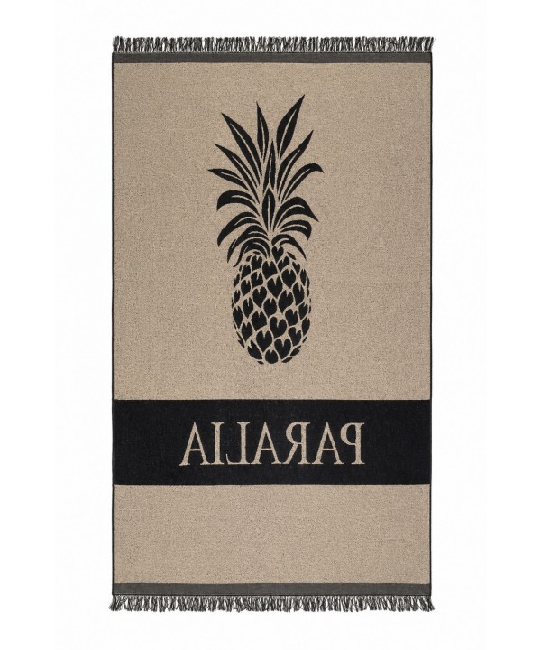 'PASSPARTOUT' PRINTED BEACH TOWEL